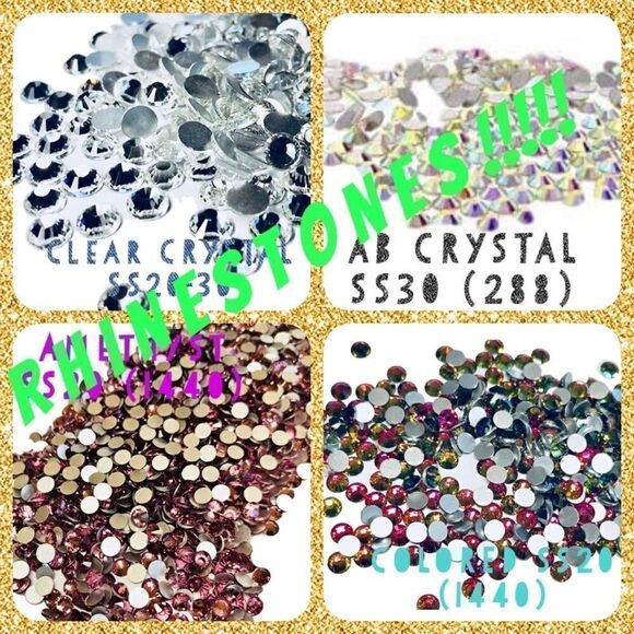 Genuine Crystal Rhinestones  SS20  SS30 Crystal AB  Bohemian Bead Factory - Picture 1 of 11